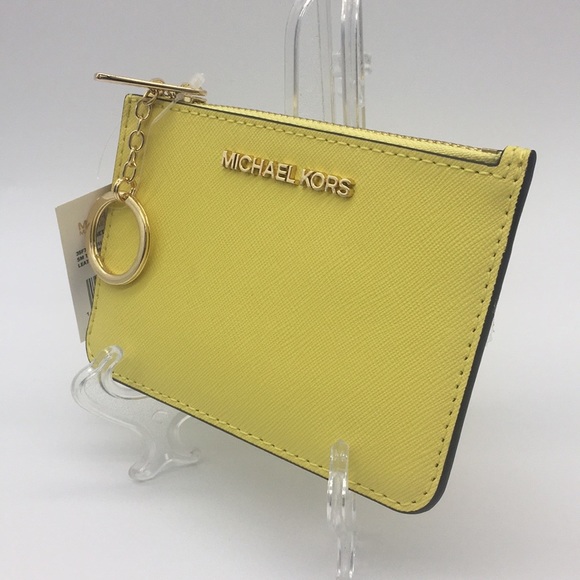 Jet Set Travel Sm TZ Coinpouch W ID Leather SunShi - Picture 1 of 8